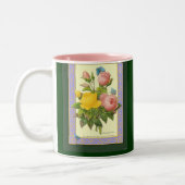 Mug de café Rose rose jaune (Gauche)