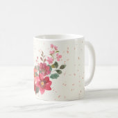 Mug de café rouge (Devant droit)