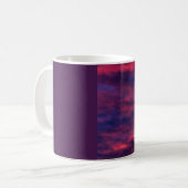 mug de café rouge d'août (Devant gauche)