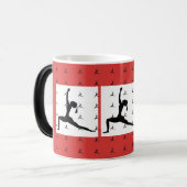 Mug de café rouge / Morpher Coffee Cup magique (Devant gauche)
