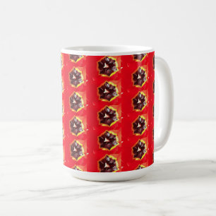 Mug de café rougeâtre Scarlet Tulip