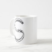 Mug de café "S" (Devant gauche)