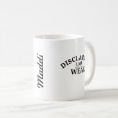 Mug de café sarcastique, tasse de thé chaud person (Devant droit)