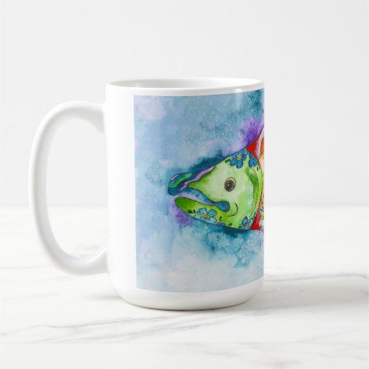 Mug de café Saumon de l'Alaska (Gauche)