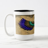 Mug de café Scarab en or égyptien (Gauche)