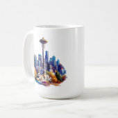 Mug de café Seattle (Devant gauche)