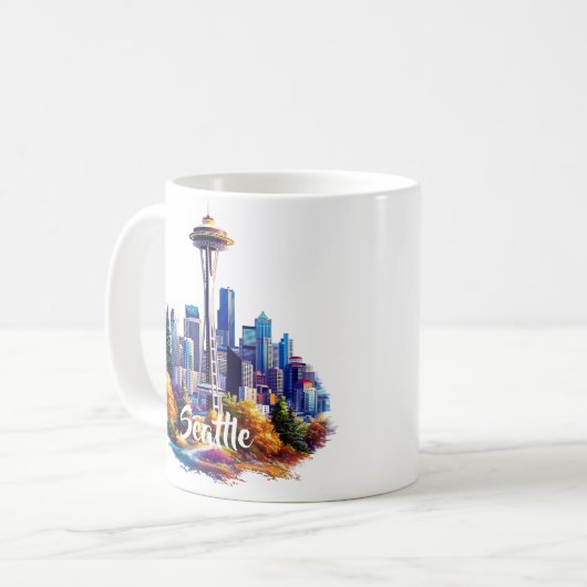 Mug de café Seattle (Devant gauche)