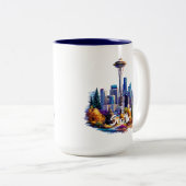 Mug de café Seattle (Devant droit)