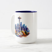 Mug de café Seattle (Devant gauche)