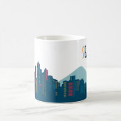 Mug de café Seattle Skyline (Centre)