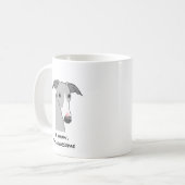 Mug de café Semaphore Whippet - #2 (Devant gauche)