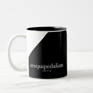 Mug de café sesquipedalian