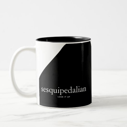 Mug de café sesquipedalian (Gauche)