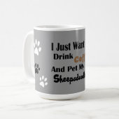 Mug de café Sheepadoodé (Devant gauche)