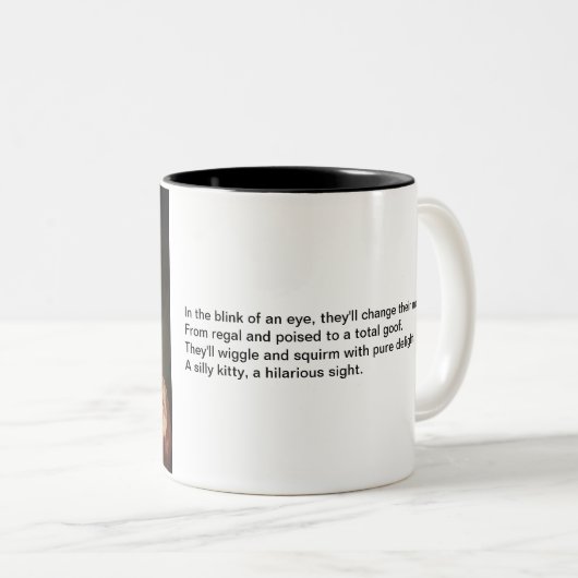 Mug de café Silly Kitty (Devant droit)