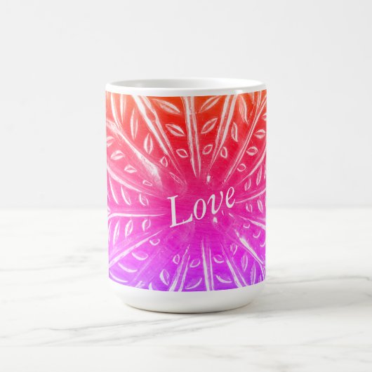 Mug de café simplement coloré (Centre)