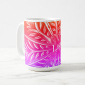 Mug de café simplement coloré (Devant gauche)