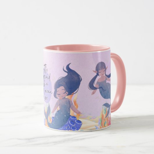 Mug de café sirène (Devant droit)