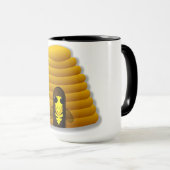 Mug de café Skep Beehive (Devant droit)