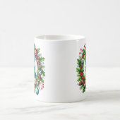 Mug de café Snowman Wreath (Centre)