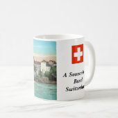 Mug de café souvenir - Bâle, Suisse (Devant droit)