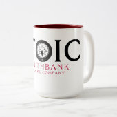 Mug de café stoïque avec logo Southbank (Devant droit)