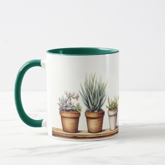 Mug de café succulent (Gauche)