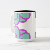 Mug de café succulent en floraison (Devant gauche)