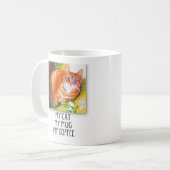 Mug de café Tabby orange (Devant gauche)
