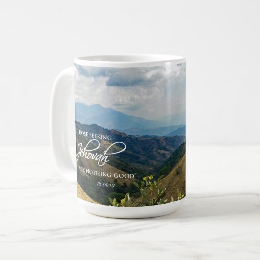 Mug de café - Texte de l'année 2022 (Devant gauche)