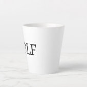 Mug de café THÉ Latte GOLF (Devant)