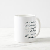 Mug de café "Thoreauly Unimpressionné" (Devant droit)
