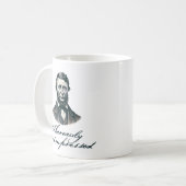 Mug de café "Thoreauly Unimpressionné" (Devant gauche)