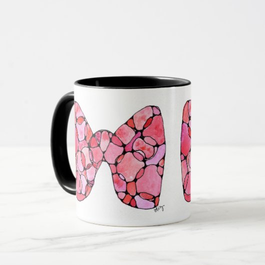 Mug de café - Thyroïde - Aquarelle (Devant gauche)