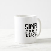 Mug de café tout simplement béni (Devant droit)