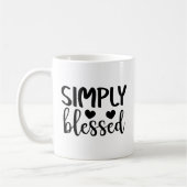 Mug de café tout simplement béni (Gauche)