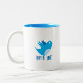 Mug de café Twitter Suivez-moi (Gauche)