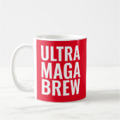 MUG DE CAFÉ ULTRA MAGA TRUMP (Gauche)