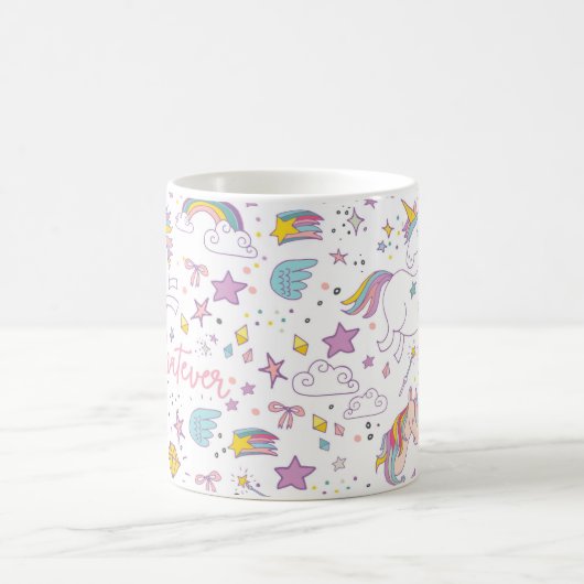 Mug de café Unicorne magique (Centre)