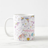 Mug de café Unicorne magique (Gauche)