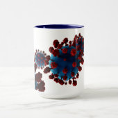 Mug de café unique 'COVID-19 Variant' (Centre)