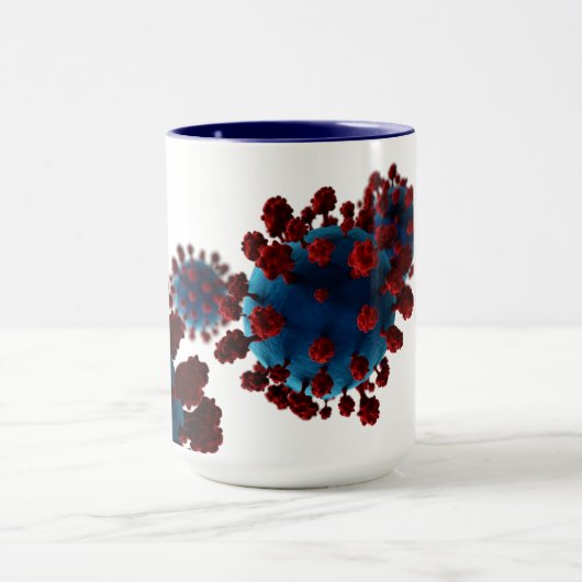 Mug de café unique 'COVID-19 Variant' (Centre)