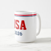 Mug de café USA (Devant droit)