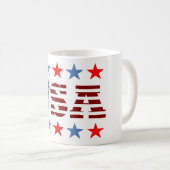 Mug de café USA (Devant droit)