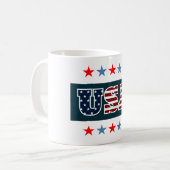 Mug de café USA (Devant gauche)