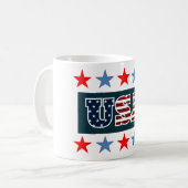 Mug de café USA (Devant gauche)