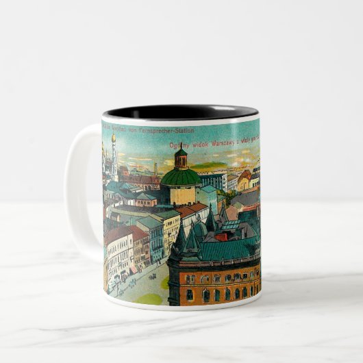 Mug de café Varsovie, Pologne (Devant gauche)