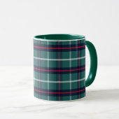 Mug de café vert plaqué (Devant droit)