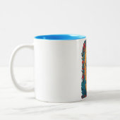 Mug de café Vierge de Guadalupe mignonne (Gauche)