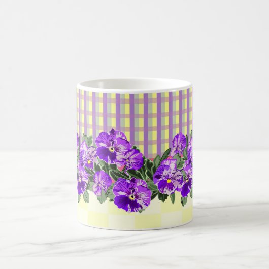 Mug de café vintage Pansy (Centre)